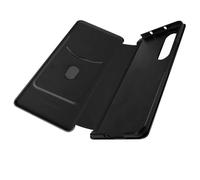Housse pour Samsung Galaxy Z Fold 3 - AVIZAR - Porte-carte Dragonne - Effet Carbone noir