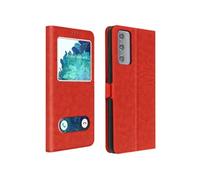 Avizar Housse pour Samsung S20 FE Étui Intégral Double Fenêtre Support Vidéo