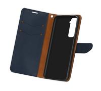 Housse pour Samsung Galaxy S21 Folio Portefeuille Support Vidéo Dragonne Bleu Nuit