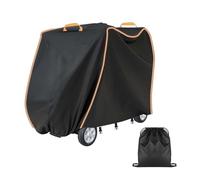 Housse pour scooter de mobilité - Housse robuste en tissu Oxford 420D avec bande réfléchissante - 2 poignées et 3 boucles - Housse imperméable pour la plupart des scooters à 3 et 4 roues (L 124 x 99 x