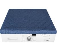 Housse pour sèche-linge/machine à laver 60 x 60 cm bleu foncé