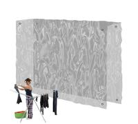 Housse pour Séchoir à Linge, Protection Extérieure Anti-Pluie pour Séchoir à Linge, Bâche PVC Imperméable et Anti-UV contre Rayons UV et Déjections d'Oiseaux