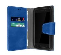 Avizar Housse Smartphone 4.5 à 5 pouces Universelle Porte-cartes Fonction slide Bleu