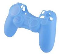 Housse pour Sony Playstation 4 / PS4 - étui protection silicone - Anti choc / rayures - Bleu - Straße Game ® G