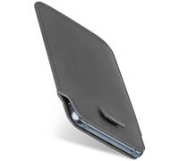 moex Étui de protection à insérer pour Sony Xperia 10 VII - Ultra fin - En cuir synthétique - Protection complète à 360 ° - Gris