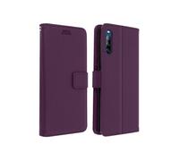 Housse pour Sony Xperia L4 Etui Folio Porte carte Support Vidéo Violet