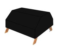 Housse pour Table de Pique Nique Enfant, Coupe-vent Bâche de Protection pour Table et Bancs Extérieure avec Boucle ,Housse de Couverture pour Table et Chaise de Camping de Jardin(Size:420D:102*102*53.