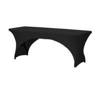 Perel table cover Housse de table noir FP401