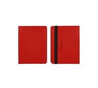 Avizar Housse tablette 10'' Étui clapet accroche grappins support vidéo Rouge