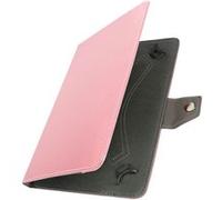 Avizar Housse pour tablette 10 pouces universelle effet cuir vieilli support vidéo Rose
