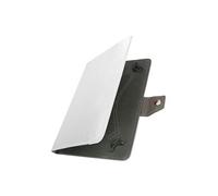 Housse pour Tablette 10 Pouces Universelle Effet Cuir Vieilli Support Vidéo Blanc