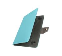 Housse pour Tablette 10 Pouces Universelle Effet Cuir Vieilli Support Vidéo Bleu