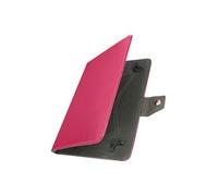 Housse Tablette 10 Pouces Universelle Effet Cuir Vieilli Support Vidéo Fuchsia