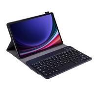Housse pour Tablette avec Clavier Compatible avec Samsung Galaxy Tab S10 FE/Tab S9 FE/Tab S9 - Étui Clavier Bluetooth QWERTY - Noir