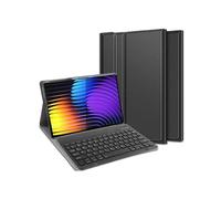 Housse pour Tablette avec Clavier compatible avec Xiaomi Pad 8 / Pad 8 Pro / Pad 7 / Pad 7 Pro - Étui Clavier Bluetooth QWERTY - Noir
