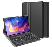 Housse pour Tablette avec Clavier Compatible avec Xiaomi Redmi Pad 2 - Étui Clavier Bluetooth QWERTZ - Noir