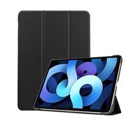 Housse pour Tablette compatible avec iPad Air 11 inch (M4 2026 / M3 2025 / M2 2024) - Étui TriFold Bookcase - Noir