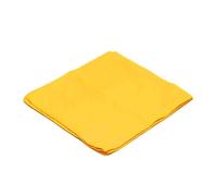 Housse pour tapis de méditation Chakra 3 jaune coton.(GOTS) -- 65x65x5 cm ; 239 g