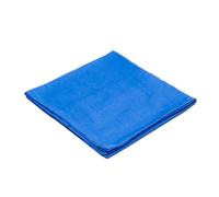 Housse pour tapis de méditation Chakra 5 bleu coton. BIO (GOTS) -- 65x65x5 cm ; 239 g