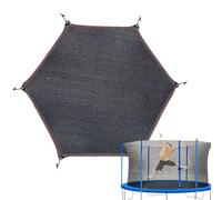 Housse pour tapis élastique | Pièces de rechange anti-pluie | Bâche d'ombrage à filet supérieur pour trampoline, enfants, garçons, parents, extérieur et écoles, centres communautaires publics, parcs