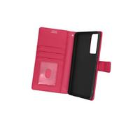 Housse pour TCL 30 et TCL 30 Plus Aspect Grainé Clapet Portefeuille Stand Vidéo Rose