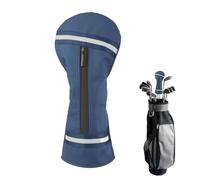Housse pour têtes de clubs de golf - Ajustement élastique - Revêtement doux en peluche enveloppante - Housses de golf résistantes à l'usure pour bois et pilotes - Pour hommes père anniversaire Noël