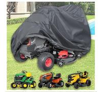 Housse pour tondeuse à gazon autoportée d'extérieur housse pour tracteur de jardin autoporté 600D ultra-résistante à l'eau au vent et aux intempéries,Gris,177 × 110 × 110 cm