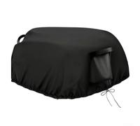 Housse pour tondeuse à gazon robotique toutes saisons avec tissu Oxford 420D imperméable, revêtement résistant aux UV et cordon élastique coupe-vent 80 x 78 x 51 cm (1 pièce)