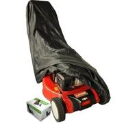 Housse pour tondeuse - JARDIN PRATIC - L 185 x l 59 x H 68 cm - Polyester noir
