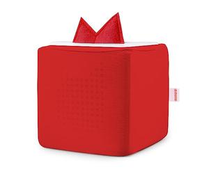 Housse pour Toniebox, avec housse pour oreilles Tonie, anti-taches, rouge