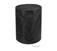 Housse pour tonneau d'eau, couverture de baril de pluie, couverture de baril de stockage d'eau, housse imperméable pour seau à neige avec cordon de serrage, protection UV, anti-poussière