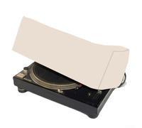 Housse pour tourne-disque protège contre la poussière et l'humidité avec matériau Oxford durable (beige)