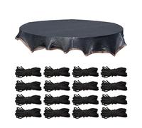 Housse pour trampoline Housse en maille résistante aux UV | Auvent solaire pour trampoline pour jardin, patio, terrasse, extérieur, parc pour enfants, arrière-cour
