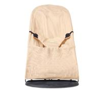 Housse pour transat bébé - Tissu mesh. Housse belltop compatible avec hamac Babybjörn été. Siège bébé avec capacité thermorégulatrice. Balancelle pour enfant. Été confortable (beige)