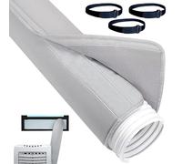 Housse pour tuyau d'air conditionné portable, isolation thermique flexible, remplacement adaptable pour tuyaux de 15 cm et 12,7 cm de diamètre