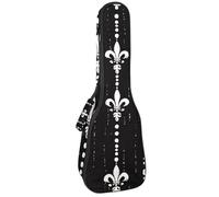 Housse pour ukulélé concert Gros cerf dans la forêt de pins Nuit Lune Doux Rembourré Épais Sac à dos Ukulélé 10 mm d'épaisseur Rembourrage en éponge, Multicolore 09, 25.9x9x3.1in/66x23x8cm, Organiseur