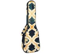 Housse pour ukulélé concert rose clair motif dragon fruit tropical sans couture doux épais rembourré sac à dos ukulélé 10 mm d'épaisseur rembourrage éponge, Multicolore 10., 25.9x9x3.1in/66x23x8cm