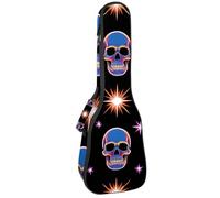 Housse pour ukulélé concert Vert forêt branches et feuilles rembourrées douces et épaisses 10 mm d'épaisseur Rembourrage en éponge, Multicolore 07, 25.9x9x3.1in/66x23x8cm, Organiseur de sac