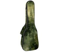 Housse pour ukulélé de concert bohème rose clair mandala floral doux et épais rembourré 10 mm d'épaisseur rembourrage en éponge, Multicolore 03., 25.9x9x3.1in/66x23x8cm, Organiseur de sac