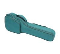 Housse pour Ukulélé Portable en Toile Oxford Épaisse Verte | Bandoulière Réglable, Tissu Imperméable, Doublure Simple, Format 26/27 Pouces, pour Instrument