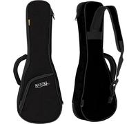 Housse pour Ukulélé Soprano Etui Gigbag Rembourrage Transport Noir Orange