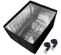 Housse pour unité de climatisation extérieure avec couche d'aluminium réfléchissant la chaleur et design triple couche renforcée pour une efficacité énergétique (65 x 45,5 x 52 cm)