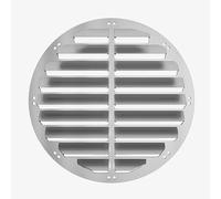Housse pour unité de climatisation extérieure - Déflecteur d'air en acier inoxydable pour condensateur et compresseur AC rond 50 cm - Bouclier anti-chaleur pour une protection directe contre les