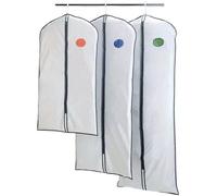 Rayen | Housse vêtement pour penderie | Housse de Costume sur Cintre | Couvre-Robe résistant à la poussière, à l'humidité et aux Mites | 60 x 150 cm | Translucide