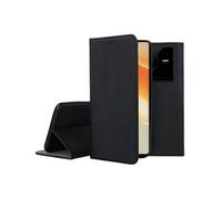 Housse pour Vivo X80 Pro 5G - etui coque pochette portefeuille + film ecran - NOIR MAGNET -