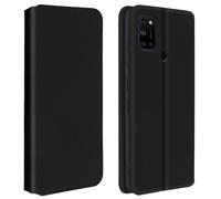 Avizar Housse folio portefeuille pour Wiko View 5/5 Plus avec support noir