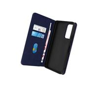 Housse pour Xiaomi 12T et 12T Pro Clapet Portefeuille Fonction Support Bleu nuit
