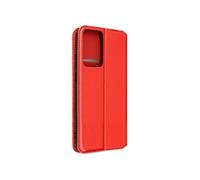 Housse pour Xiaomi 13 Lite Clapet Magnétique Porte-carte Support vidéo Rouge