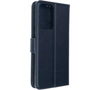 Housse pour Xiaomi 13 Lite Cuir véritable porte-carte stand Bleu nuit