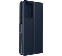 Housse pour Xiaomi 13 Lite Cuir véritable porte-carte stand Bleu Nuit